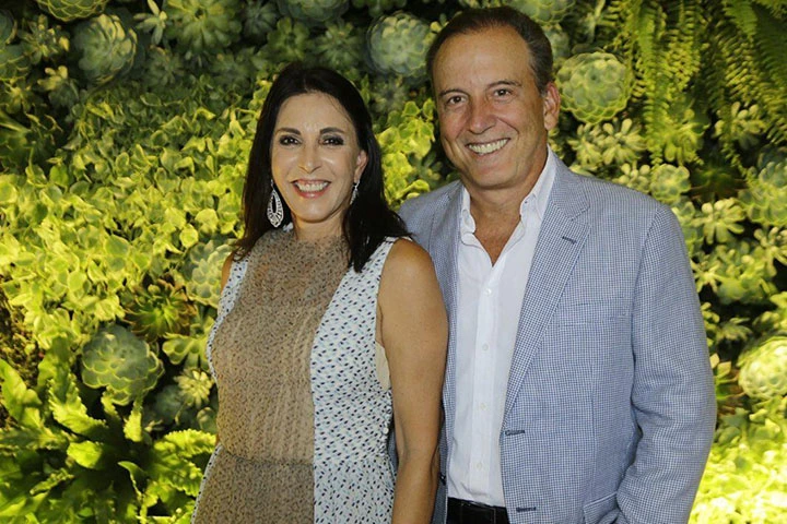José Bezerra de Menezes Neto, conhecido como Binho, e sua esposa, Luciana Bezerra.
